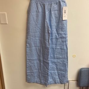 Sunny Leigh 100% Linen Wide Leg Pant